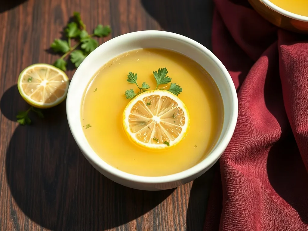 Lemon Coriander Soup